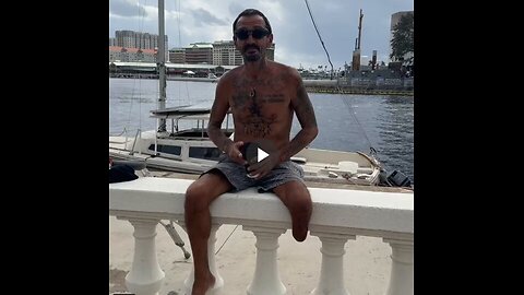 A Florida man who goes by the name of Lieutenant Dan on account of his one leg...