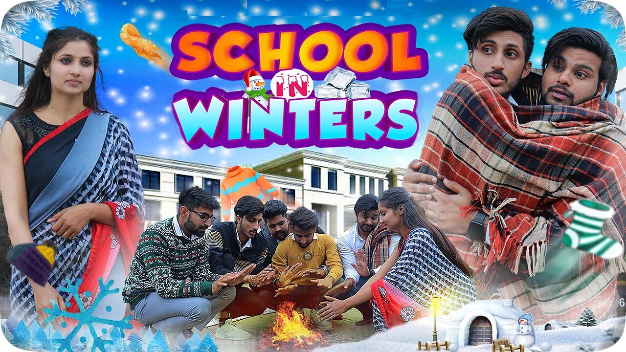 School life in winter (Vine)