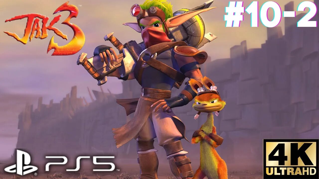 Jak 3 Mission #10-2: Find The Missing Monk In The Volcano | PS5, PS4 | 4K (No Commentary Gaming)