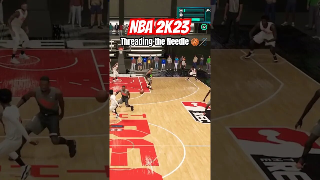 Threading the Needle 🏀🪡 #shorts #NBA2K23 #NBA2K