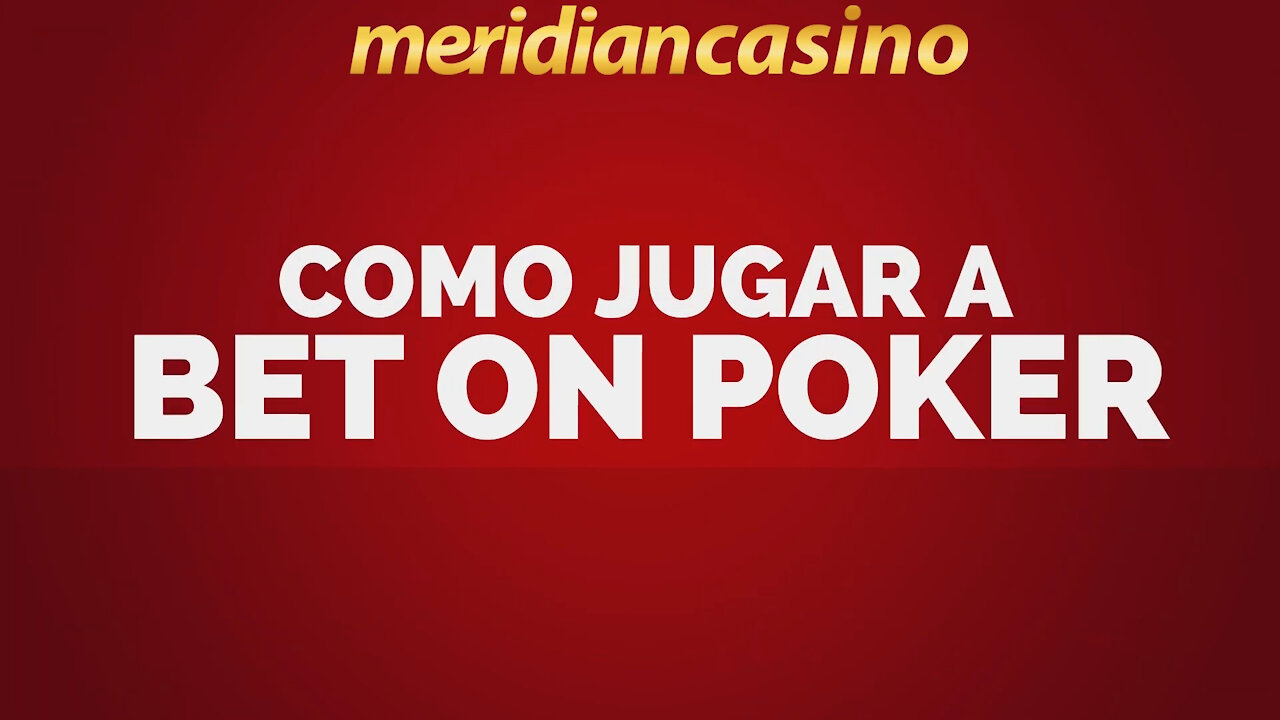 ¿CÓMO JUGAR A POKER?🃏 | BETGAMES.TV 📱💻 | MERIDIAN CASINO | MERIDIANBET