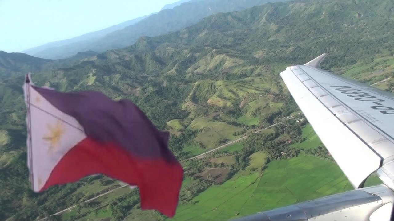 Philippine Airlines A320 Take-Off: Butuan to Manila On Beautiful Day