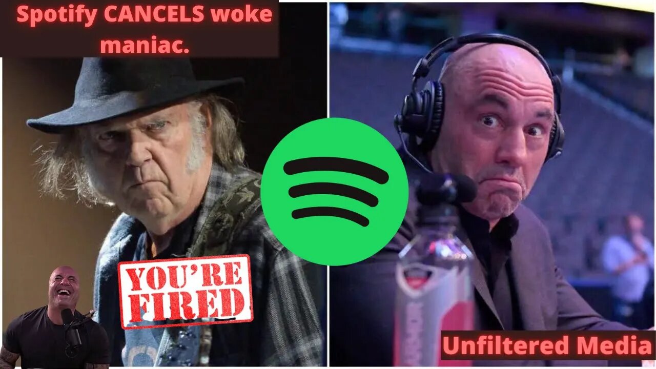 Spotify CANCELS Neil Young after Joe Rogan Ultimatum.