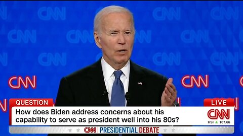 Biden Defends His Age By Rambling