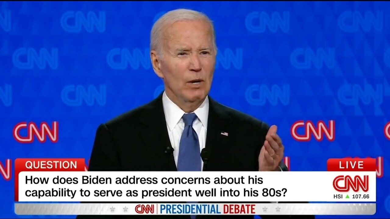 Biden Defends His Age By Rambling