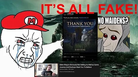 Elden Ring sales are FAKE according to Salty Nintendo Fanboy Harman Smith