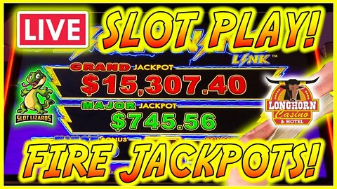 🔴 MORE LIVE SLOTS! 🔥 ON FIRE 🔥 FOR JACKPOTS AT LONGHORN CASINO
