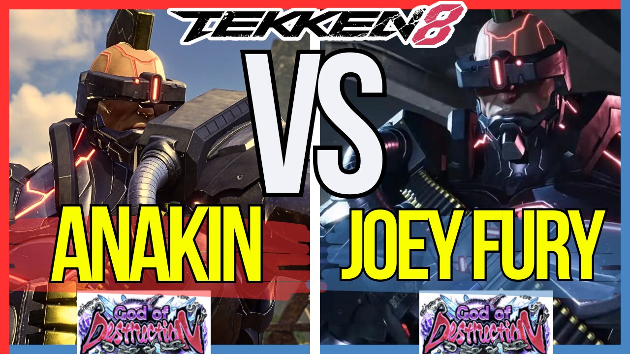 Jack 8 Mirror Match 🕹️ Anakin (#1 Jack 8) vs Joey Fury (Jack 8) 🕹️ Tekken 8 Replays