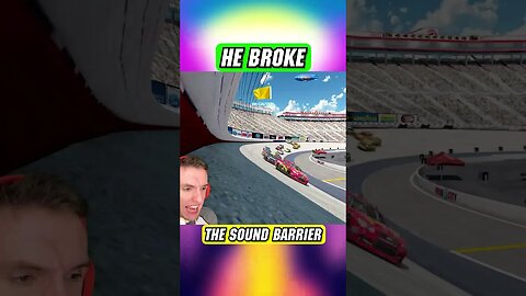 He broke the sound barrier | #Shorts #NASCAR