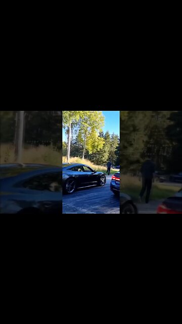 🤯BMW M5 CS dominates Porsche Taycan Tutbo in a brutal electric vehicle showdown #bmwm5cs #bmwm5