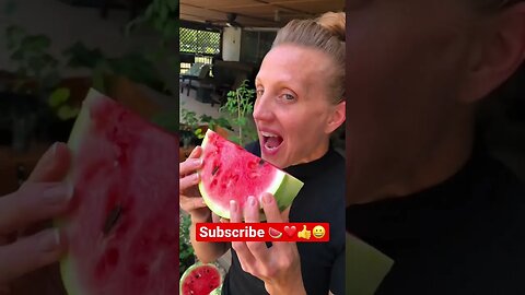 Summertime FLASHBACK! 🍉❤️😀👍 #shorts #viral #trending #health #garden #watermelon