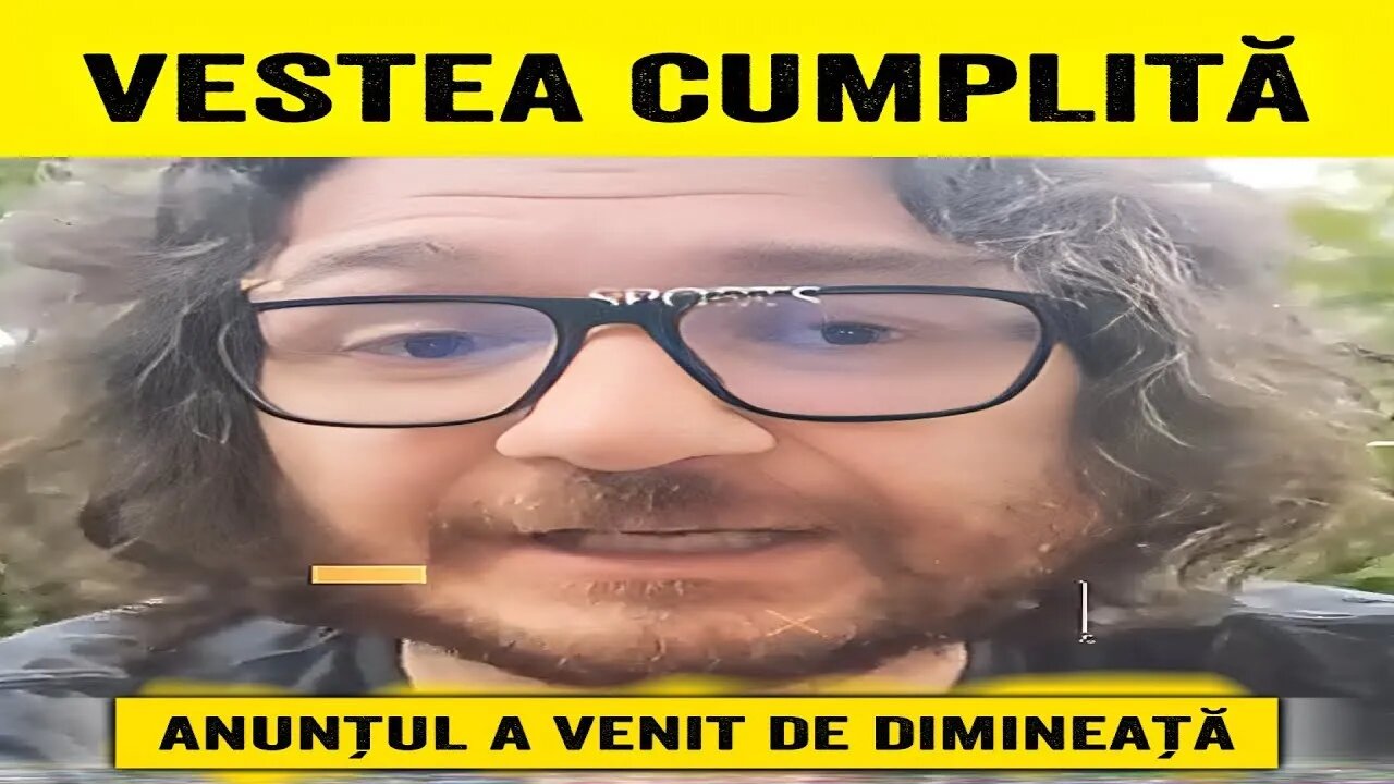 🔴 ANUNȚUL A VENIT DE DIMINEAȚĂ