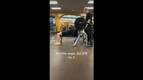 BENCH PRESS,275x2