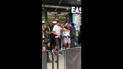 Julius Francis (who fought Mike Tyson) now working as security at BOXPARK Wembley