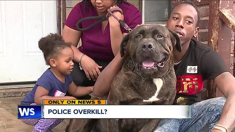 Residents want answers after they say police shot thier dog and fired several rounds into home