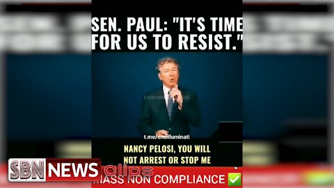 Sen. Paul - "It's Time for Us to Resist" - 4698