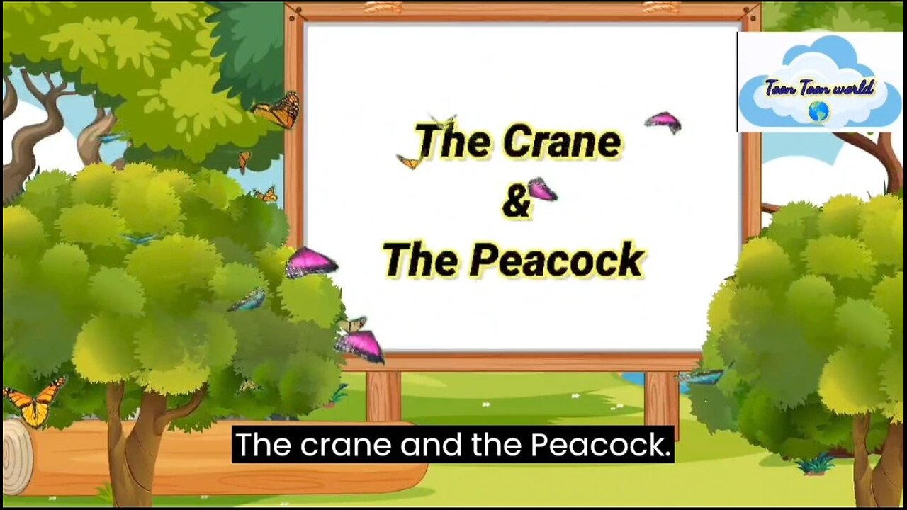 The peacock and the crane