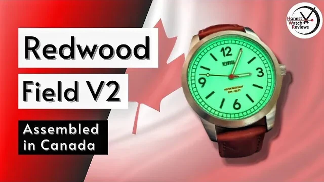 Redwood Field V2 CANADIAN Microbrand Watch Review #HWR