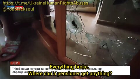 An emotional appeal from a resident of the village of Komarova on the outskirts of Gorlovka