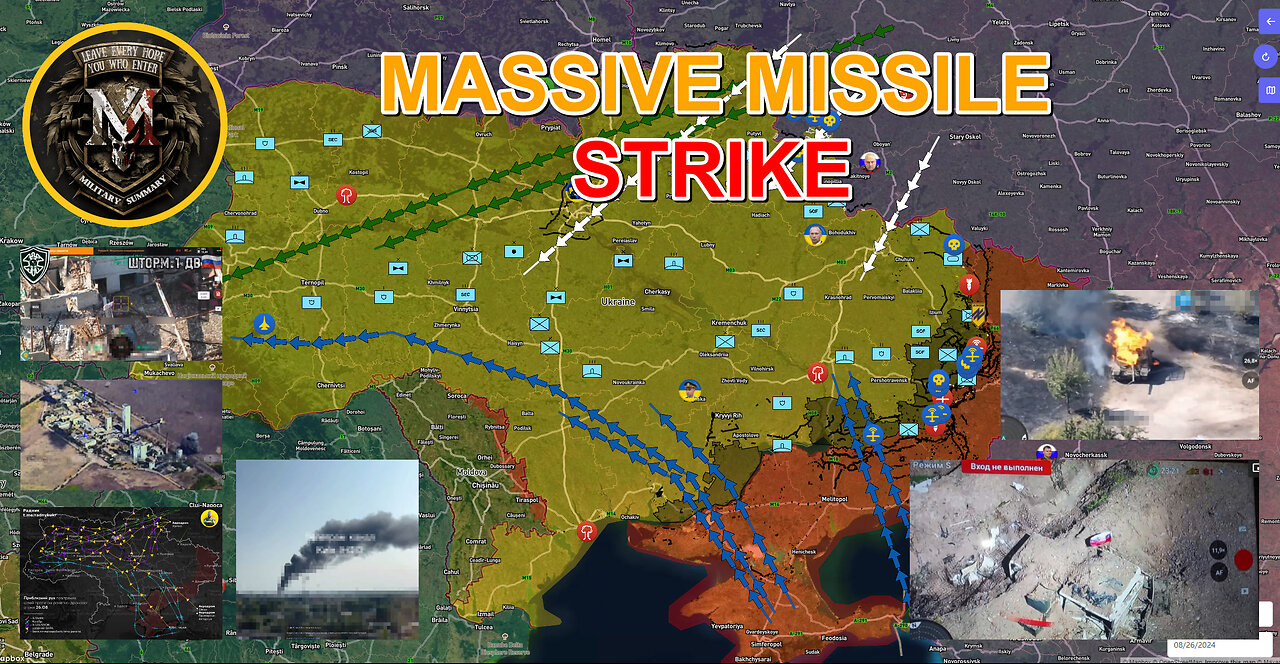 Retaliatory Strike Delivered💥Ukraine's Ultimatum To Belarus🔥 Military Summary For 2024.08.26