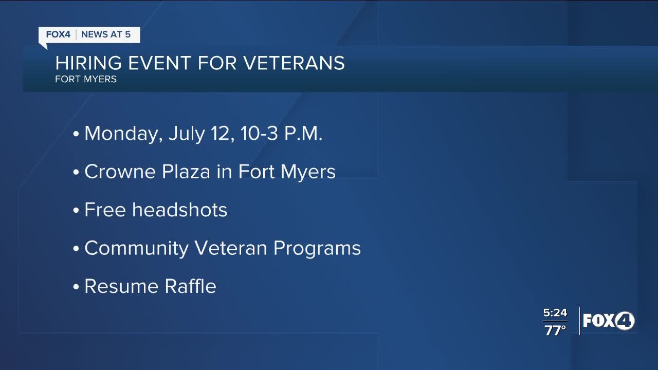 Veteran hiring event