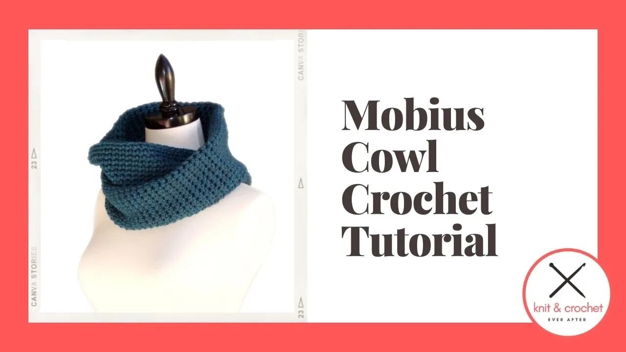 Left Hand One Skein Mobius Cowl Free Crochet Pattern Workshop