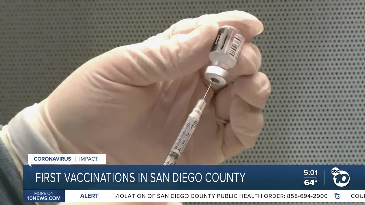 First nurses to get COVID-19 vaccine in San Diego County