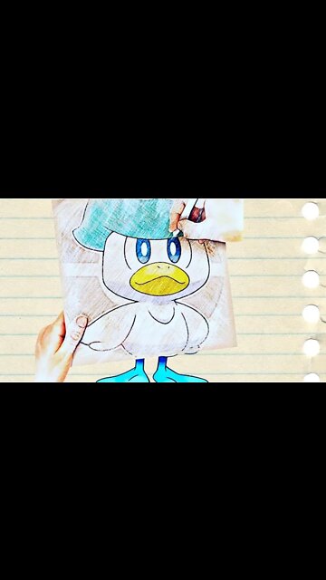 How to Draw Quaxly Pokemon? Super Fast!