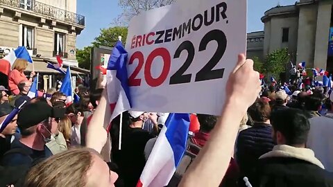 Meeting E ZEMMOUR AU TROCADERO PART 7