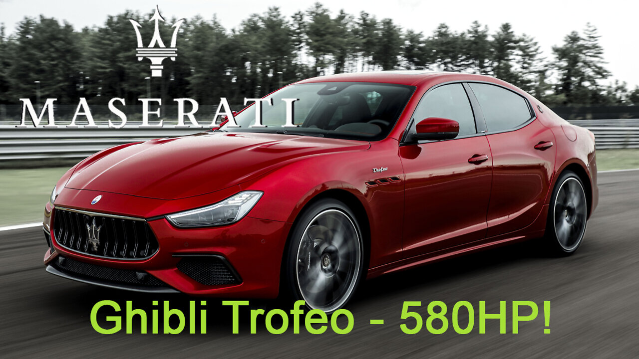 How quick is the 2022 Maserati Ghibli Trofeo? Plus Exhaust Sound!