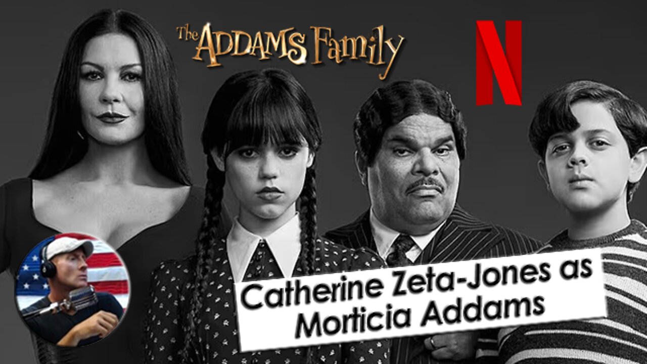 Catherine Zeta Jones is the new Morticia Addams in the newest Addams Family on Netflix