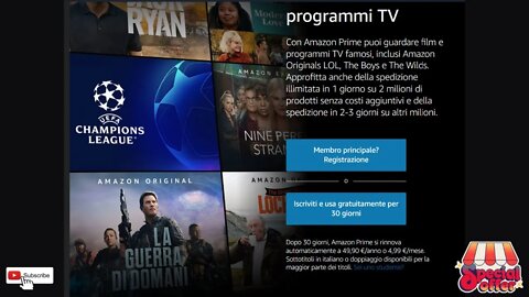 amazon prime video 30 giorni gratis