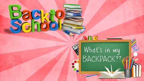 4th and 6th Grade Whats in my Backpack | Back to School!!