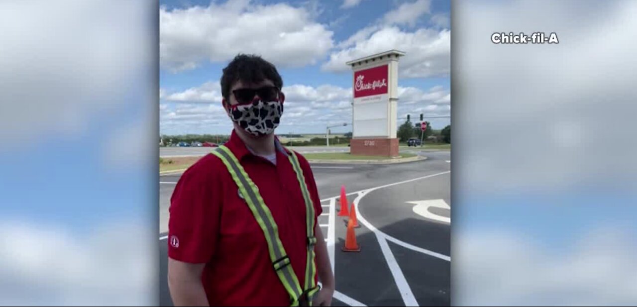 Chick-fil-A employee saves child