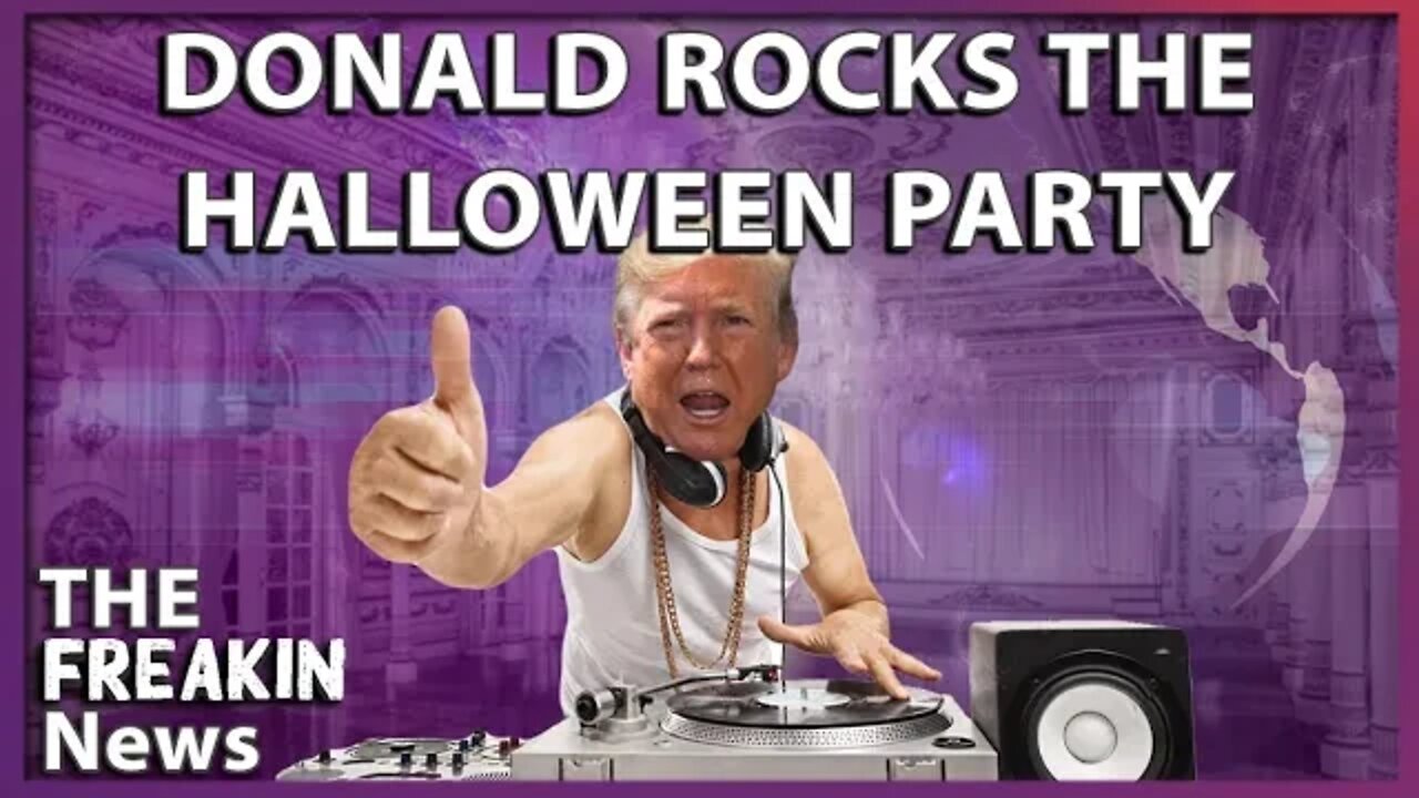 DJ DONALD: Reports State Former President Trump DJ’d Halloween Party At Mar a Lago