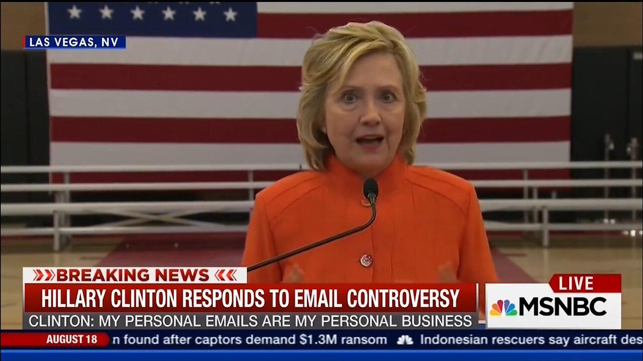 Hillary Jokes About Wiping Her Email Server (2015)