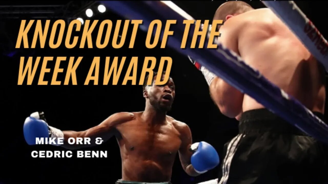 🥊 Knuckle Up KO Award: Denzel Bentley's Explosive 1st Round Knockout Victory!