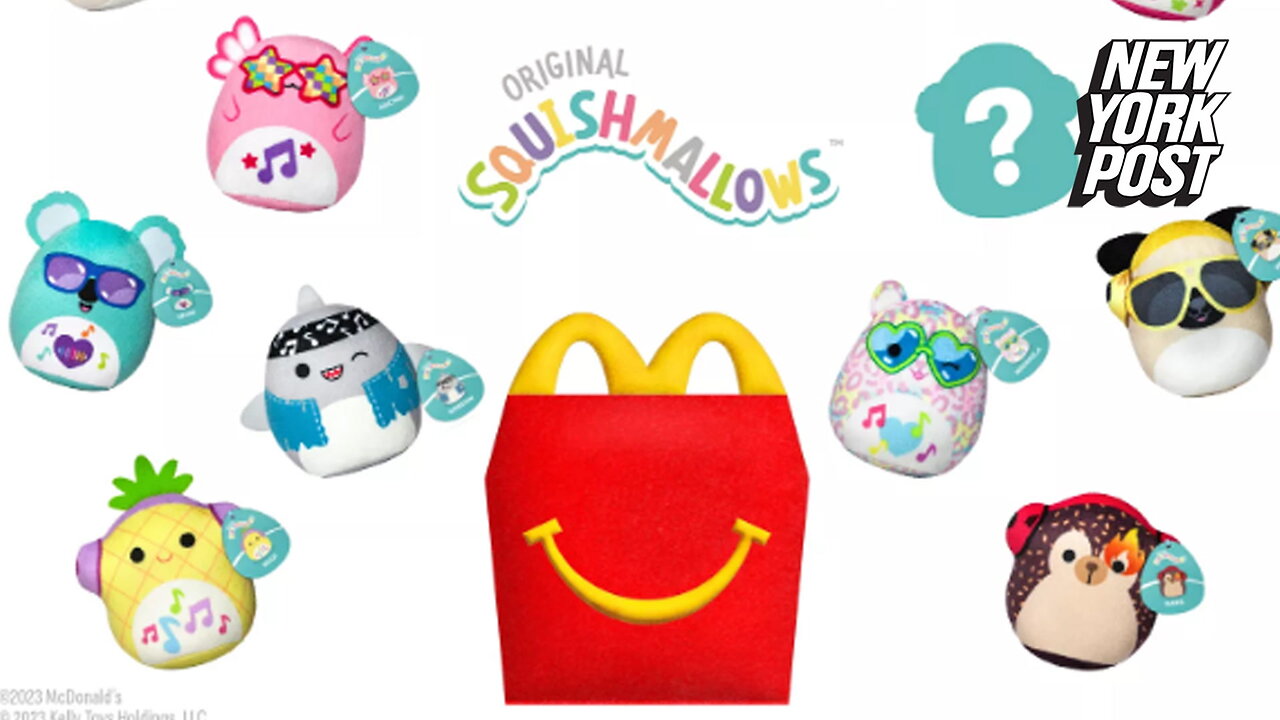 McDonald's launches Squishmallow Happy Meal toys — with high-tech twist