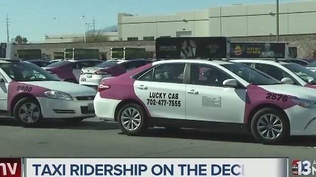 Less people taking taxis in Las Vegas