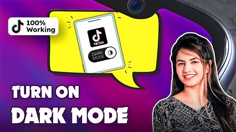 📱 How to turn on dark mode on TikTok ! 🚀🌒