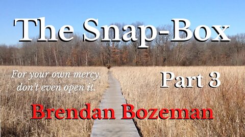 The Snap-Box, Part 3, by Brendan Bozeman (3/7)