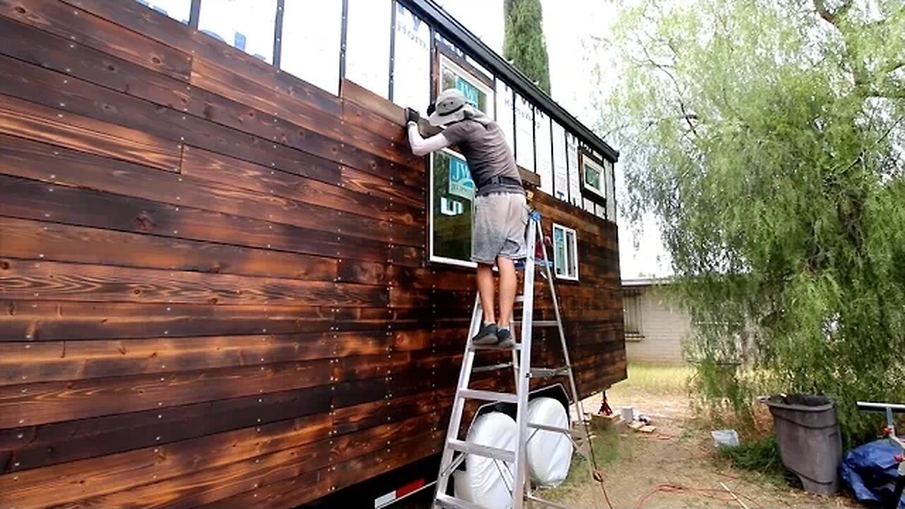 BACK AT IT AGAIN WITH THE TINY HOUSE SIDING