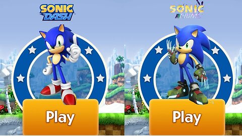 Sonic Dash VS Sonic Prime Dash I Sonic VS Boscage Maze Sonic