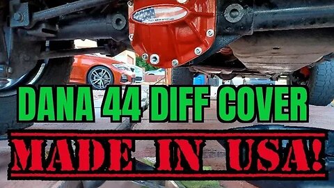 Wrangler Dana 44 DIFF COVER! Superb Quality!!! Made in the U.S.A.!!!