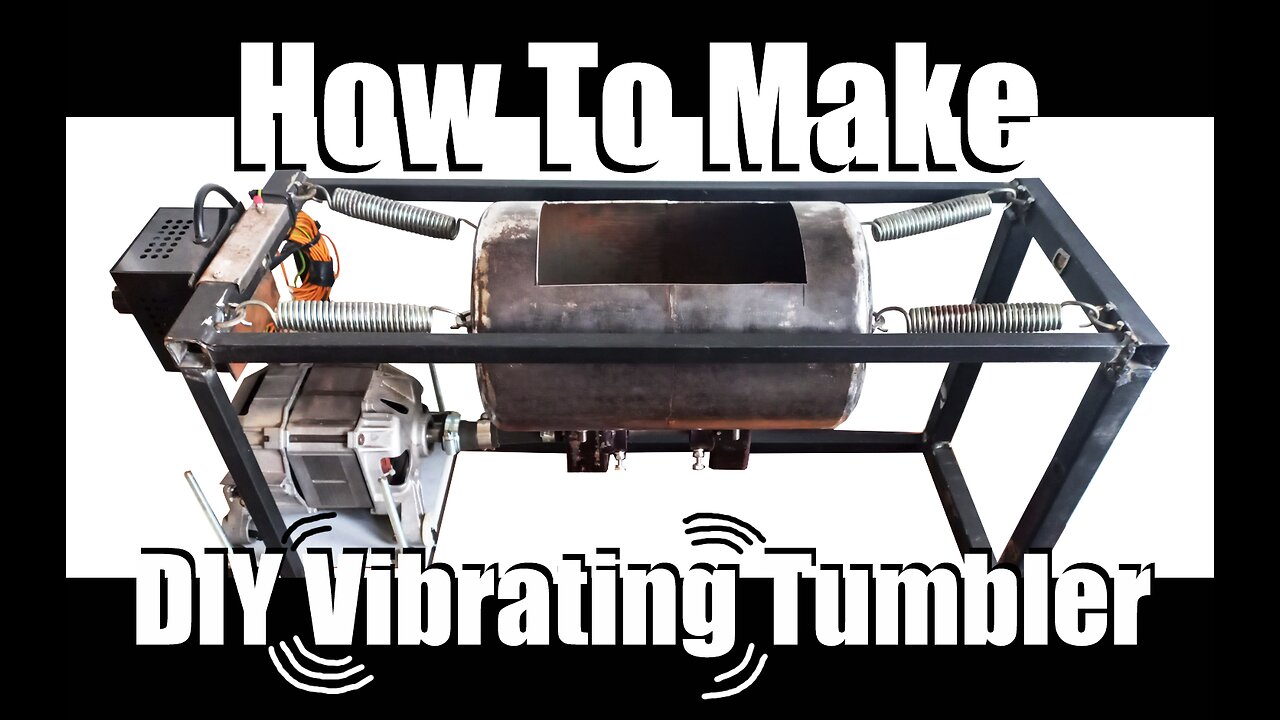DIY Vibratory Tumbler - Home Made Rust Removal Metal Deburring Build Guide