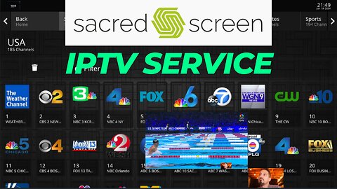 Sacred Screens IPTV Service Review and Install