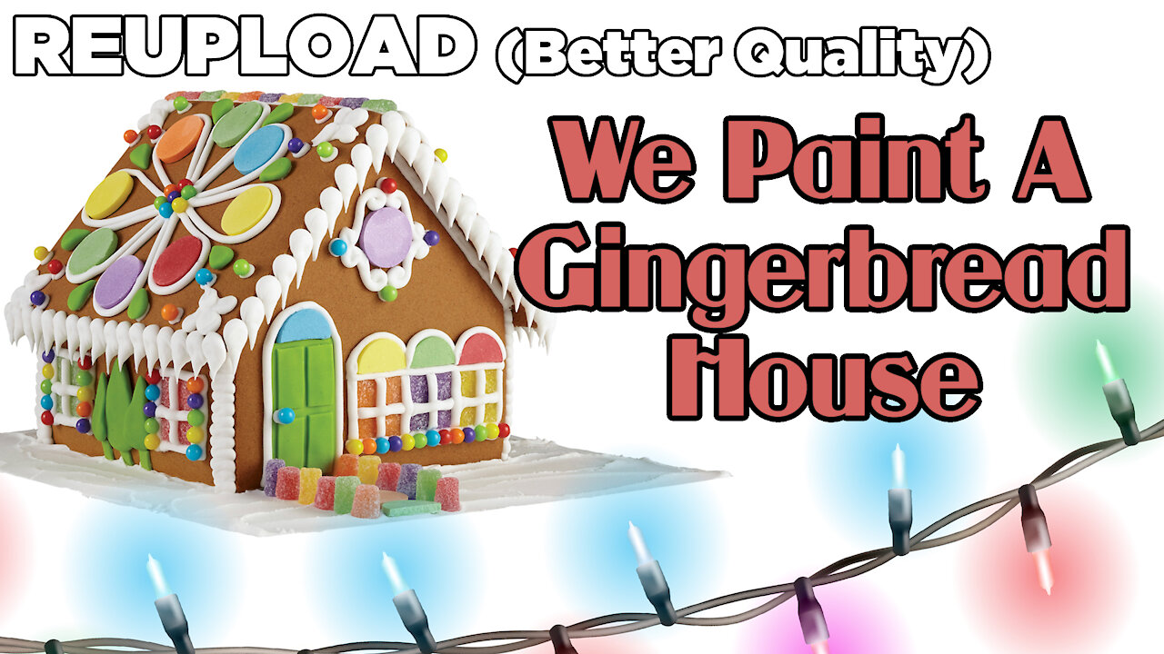 We Paint A Gingerbread House