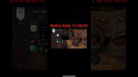 Reda’s Daily 11/30/22
