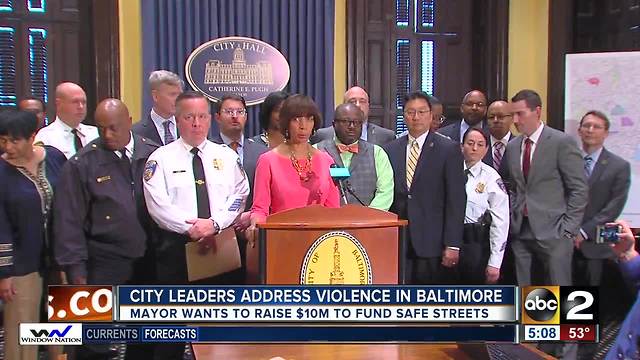 Mayor, Commissioner address juvenile crime in Baltimore