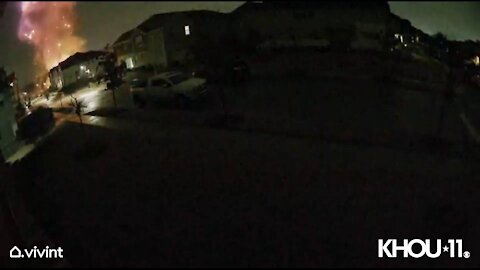 Massive House Explosion Caught On Doorbell Cam.